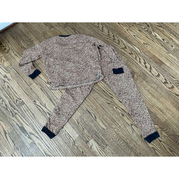 ROOM SERVICE Leopard Pajama Jogger Set - Size S - Picture 8 of 8